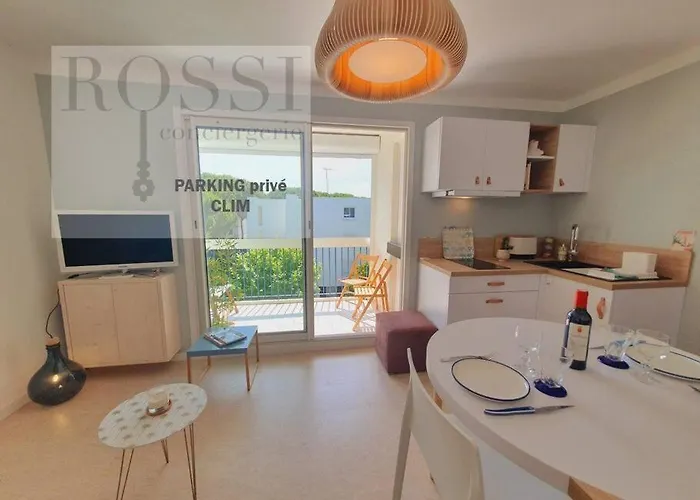 Charmant Studio Parking Prive Clim Au Point Zero - Rossiconciergerie - Linge Inclus